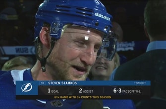 Steven Stamkos credits Peter Budaj for giving Bolts momentum