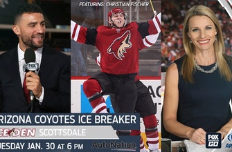 Join Christian Fischer for next Coyotes Ice Breaker on Tuesday, Jan. 30