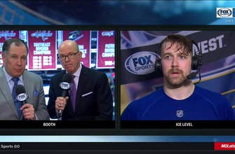 Berglund on Blues: 'I definitely think we played better today'