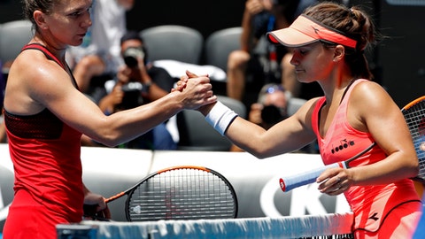 'Almost dead' Halep joins Thiem in last 16 at Australian Open 'Almost dead' Halep joins Thiem in last 16 at Australian Open