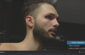 
					Evan Fournier likes how hard Magic are competing
				