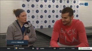 Lindsay Whalen interviews Wolves’ Nemanja Bjelica