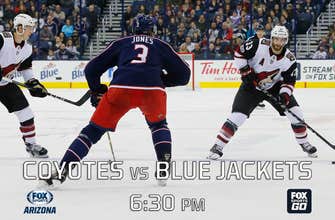 Preview: Coyotes vs. Blue Jackets, 6:30 p.m., FOX Sports Arizona