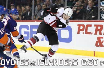 Preview: Coyotes vs. Islanders, 6:30 p.m., FOX Sports Arizona Plus