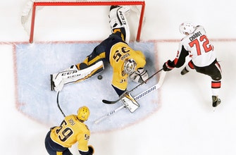 Arvidsson scores twice, Predators beat Senators 5-2