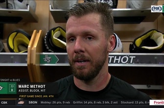 Marc Methot on his return to the lineup