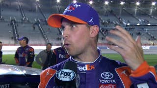 Denny Hamlin on his alternative pitting strategy at Atlanta | 2018 ATLANTA | FOX NASCAR