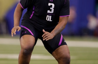
					Barkley, Griffin shined but Brown didn't at NFL combine
				