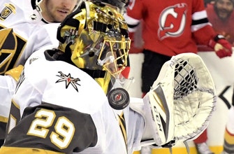 Tatar scores first, Fleury makes 33 saves, Vegas wins
