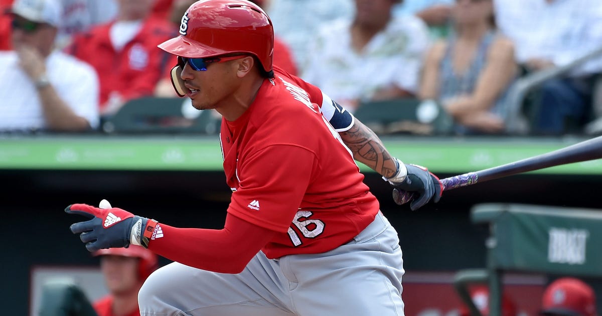 Wong showing off his speed in spring training
Wong showing off his speed in spring training