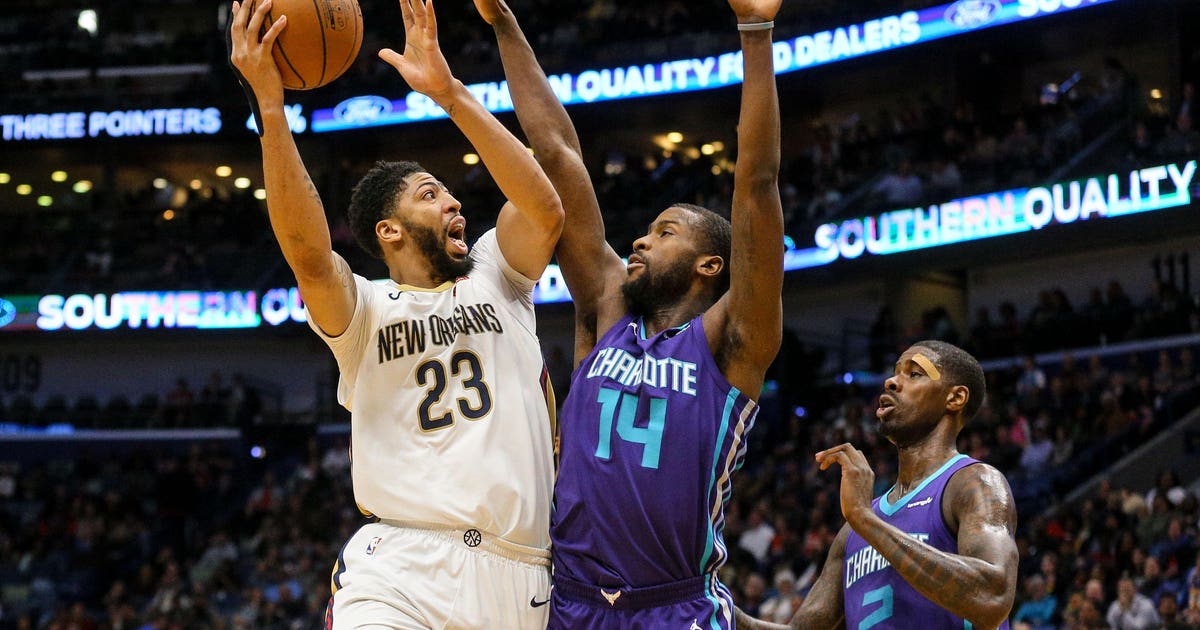 Davis leads Pelicans past Hornets, 119-115
Davis leads Pelicans past Hornets, 119-115