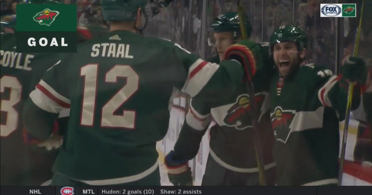 WATCH: Wild's Zucker scores 30th goal of season
WATCH: Wild's Zucker scores 30th goal of season