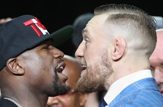 
					Mayweather & McGregor will reportedly fight in UFC with modified rules, no takedowns
				