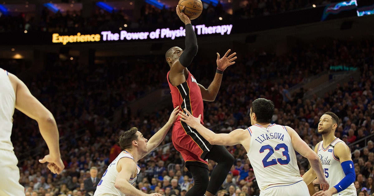 Dwyane Wade dominates off the bench, Heat take Game 2 to even up series with 76ers
Dwyane Wade dominates off the bench, Heat take Game 2 to even up series with 76ers