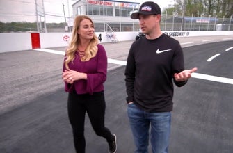 Denny Hamlin & Kaitlyn Vincie reminisce about their early years in racing at Langley Speedway