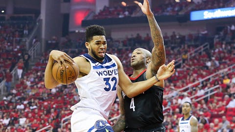 The Rockets win the series over the Timberwolves 4-1 The Rockets win the series over the Timberwolves 4-1