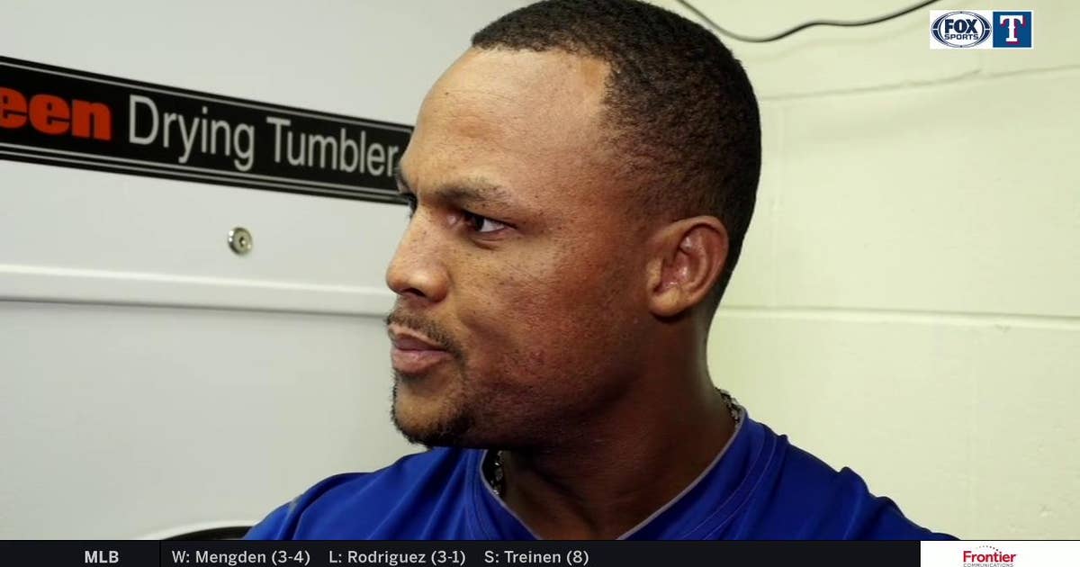 Adrian Beltre on his latest Hamstring Injury before the game
Adrian Beltre on his latest Hamstring Injury before the game