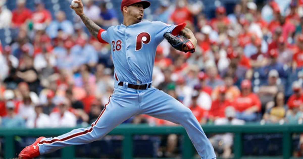 Velasquez, Santana lead Phillies past whiffing Giants 6-3 | FOX Sports