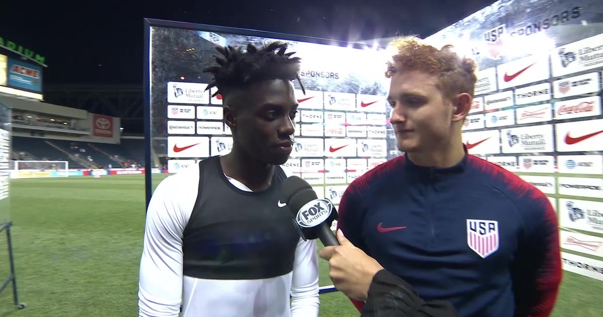 Tim Weah and Josh Sargent on their debut goals against Bolivia