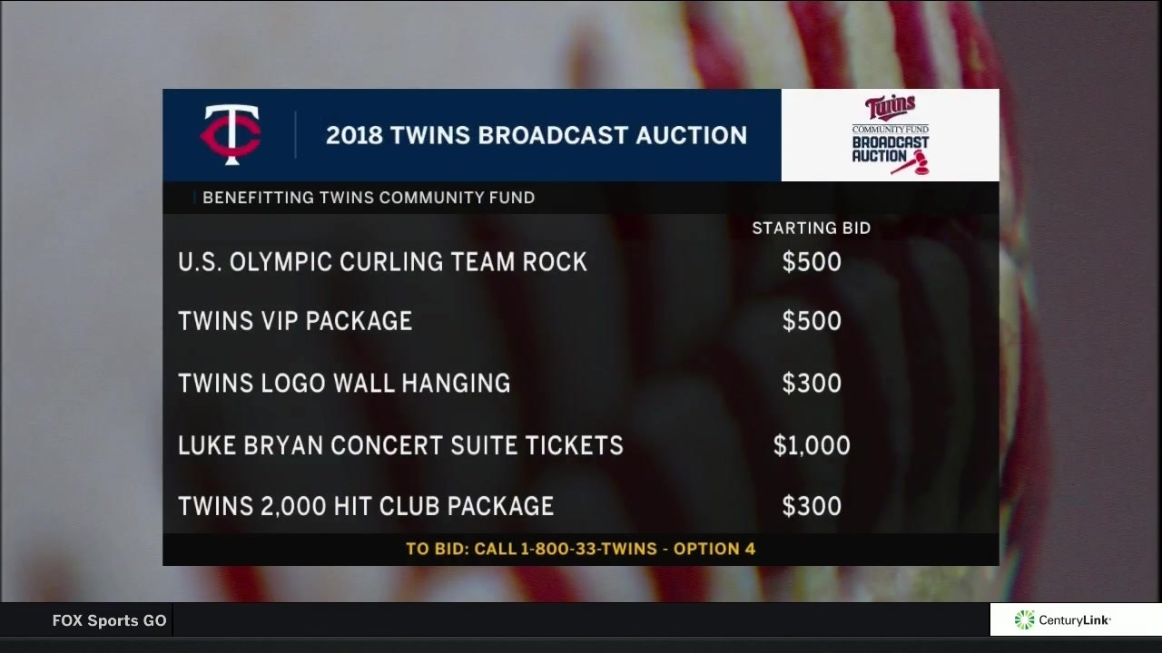 Day 1 Of The Twins Broadcast Auction Fox Sports