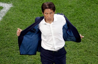 
					Honda goal gives Japan a 2-2 draw with Senegal at World Cup
				