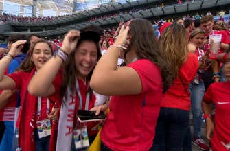 
					Watch Panama fans react to their nation's first ever FIFA World Cup goal
				