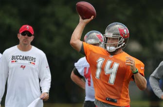 
					Buccaneers counting on QB Ryan Fitzpatrick to step in for suspended Jameis Winston
				