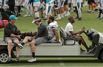 Panthers CB Cockrell carted off with lower right leg injury