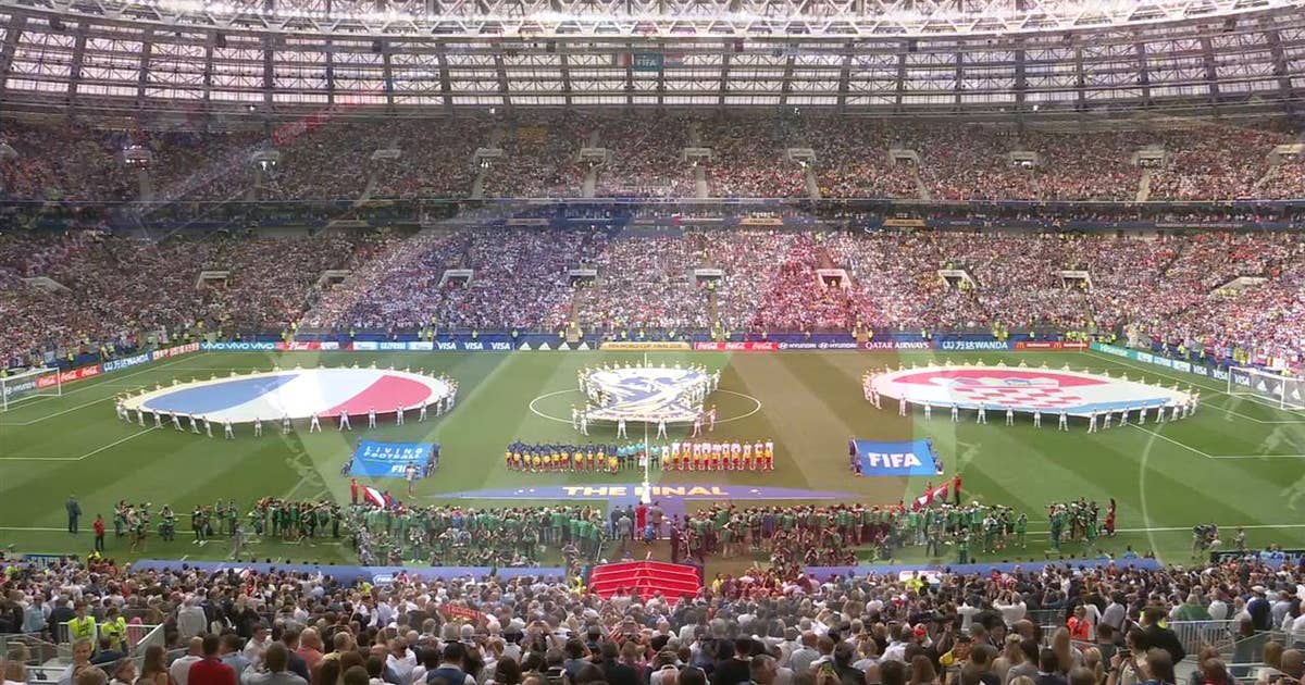 Watch France Players And Fans Sing Their National Anthem Before The 18 Fifa World Cup Final Rus America