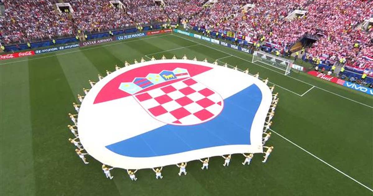 Watch Croatia Players And Fans Sing Their National Anthem Before The 18 Fifa World Cup Final Rus America