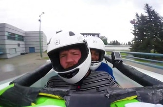 
					Daniel Cormier and Michael Bisping take a ride in a bobsled in Calgary, Canada | UFC FIGHT NIGHT
				