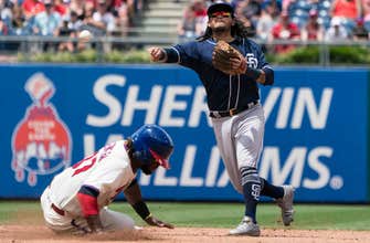 
					Galvis has 2nd straight 3-hit game as Padres top Phils 10-2
				