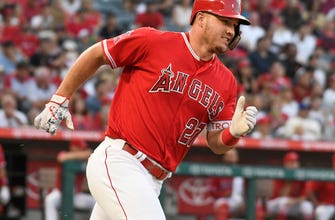 
					Mike Trout named American League Player of the Month for September
				