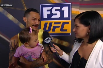 
					Cub Swanson and his daughter talk with Megan Olivi in Los Angeles | INTERVIEW | UFC 227
				
