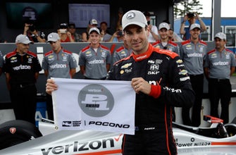 
					Power starts bid for 3rd straight Pocono win from the pole
				