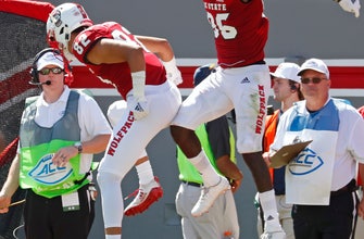 Person, WRs help NC State top Virginia 35-21 in ACC opener