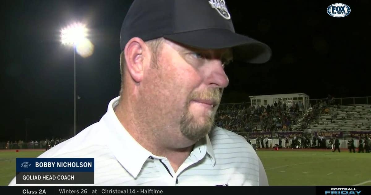 Goliad Head Coach Bobby Nicholson At Halftime