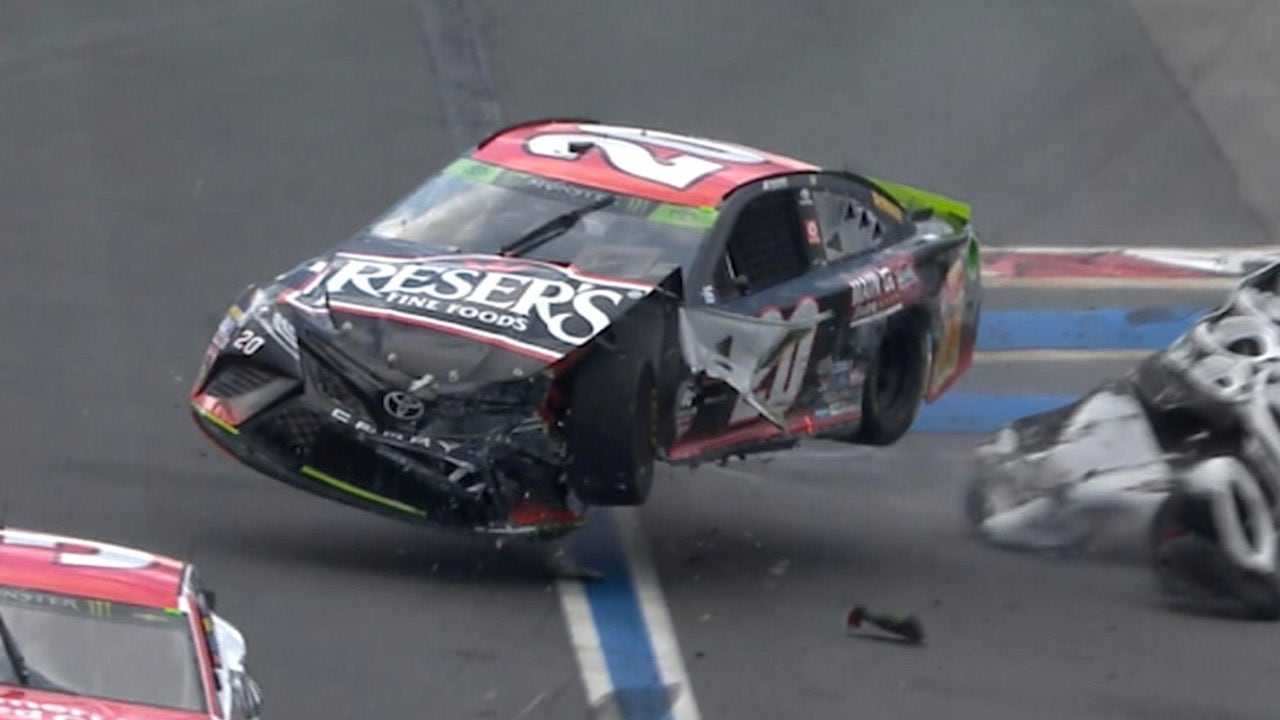 Erik Jones suffers similar crash to Bubba Wallace in practice | 2018 ...