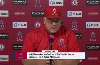 
					Mike Scioscia pleased with Matt Shoemaker’s outing vs. Rangers
				