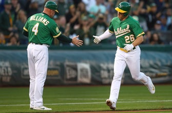
					Piscotty, Chapman power A's in 7-5 win over Mariners
				