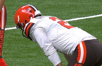 
					Browns miss an extra point and a field goal late in heartbreaking loss to the Saints
				