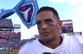 
					Marcus Mariota wants the Titans to build off their emotional win
				