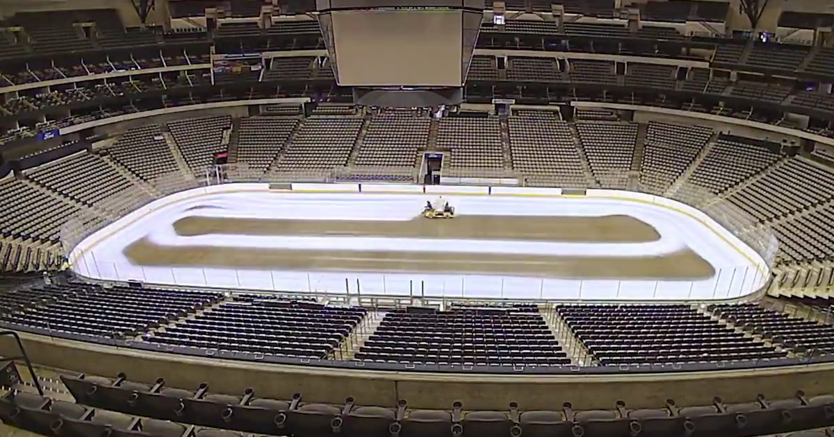 WATCH: The Dallas Stars show how the ice is installed at a hockey rink ...