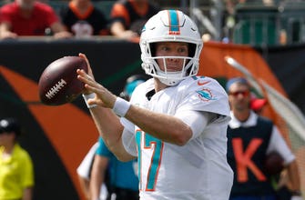 
					Ryan Tannehill ruled out (shoulder) for Dolphins' matchup with Lions
				
