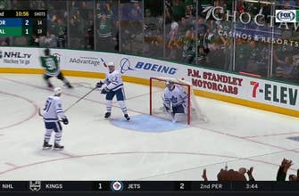 
					Tyler Seguin makes its a 2-2 game in the 2nd period | Toronto Maple Leafs at Dallas Stars
				