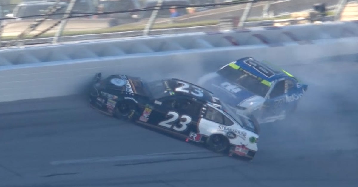 Alex Bowman wrecks late and collects J.J. Yeley
