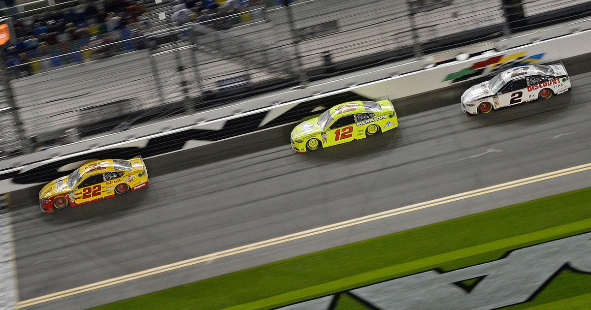 Joey Logano talks with Regan Smith about Penske’s dominance at plate tracks