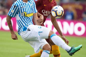 
					Roma falls to surprise 2-0 defeat to 10-man Spal in Serie A
				