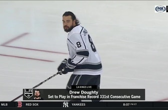 
					Drew Doughty breaks record with 331st consecutive game
				