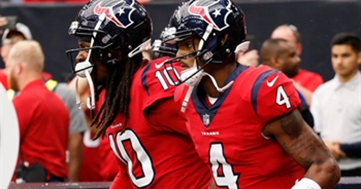 Erin Andrews sits down with DeAndre Hopkins and Deshaun Watson
Erin Andrews sits down with DeAndre Hopkins and Deshaun Watson